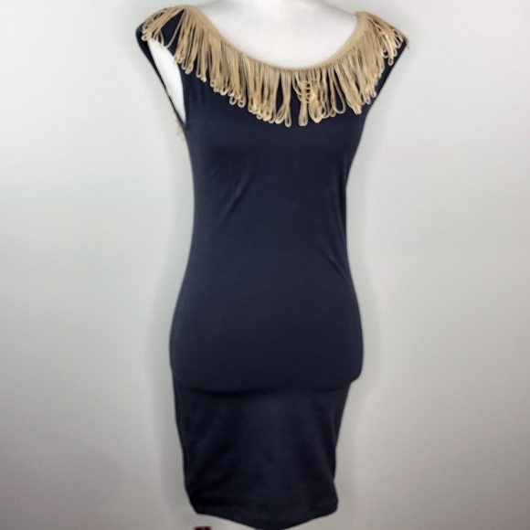 Portuguese Meiguice Urbana BodyCon Tassel Dress S - Picture 1 of 8